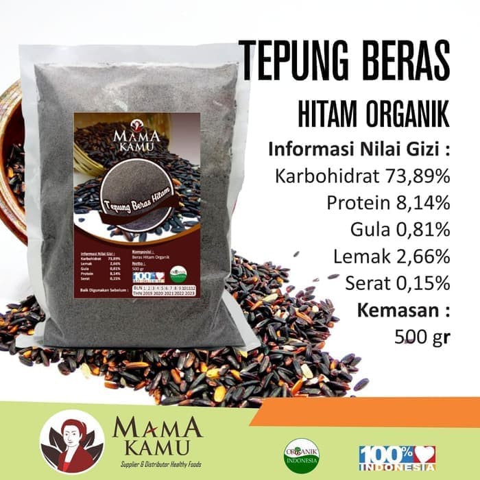 

Best Seller Best Seller Tepung Beras Hitam organik Mama Kamu (Terlaris, Bestseller)