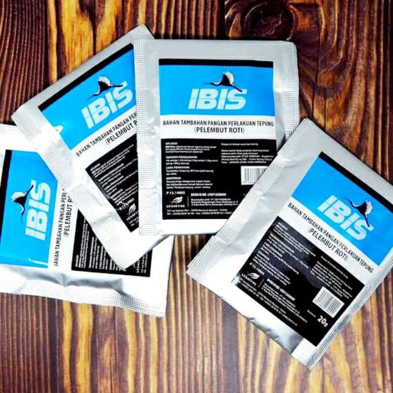 

IBIS Bread Improver Bahan Pelembut Roti,Kue,Baking..20gram