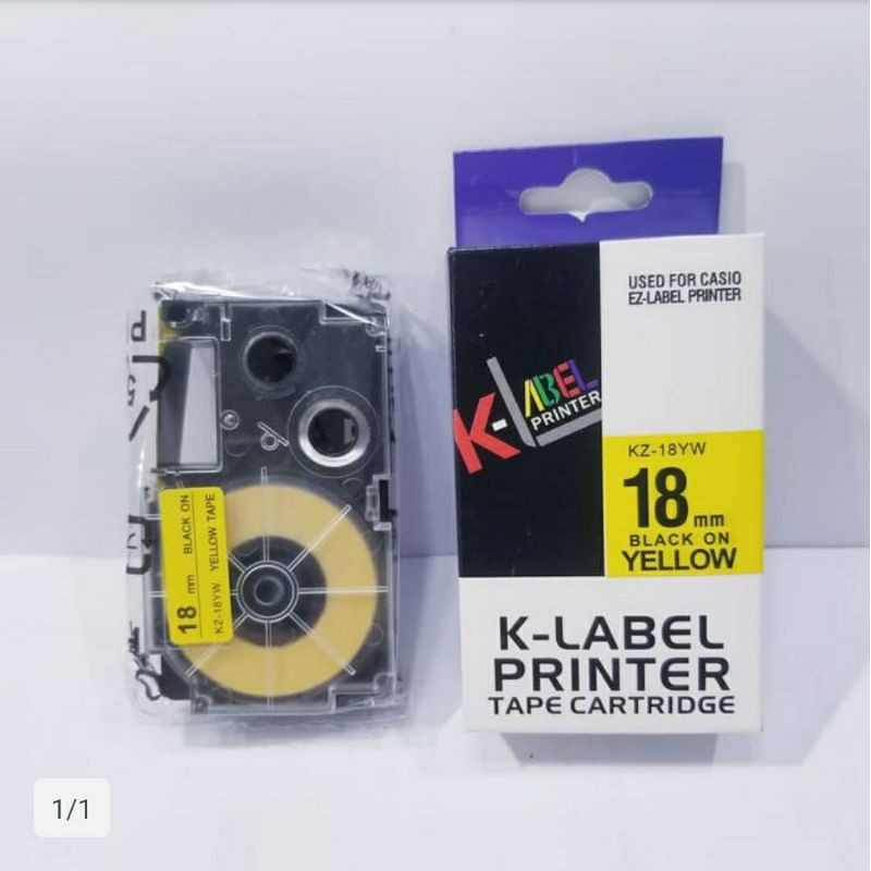 Refill K LABEL Printer 18mm - use Compatible Casio EZ Label Tape 18 mm