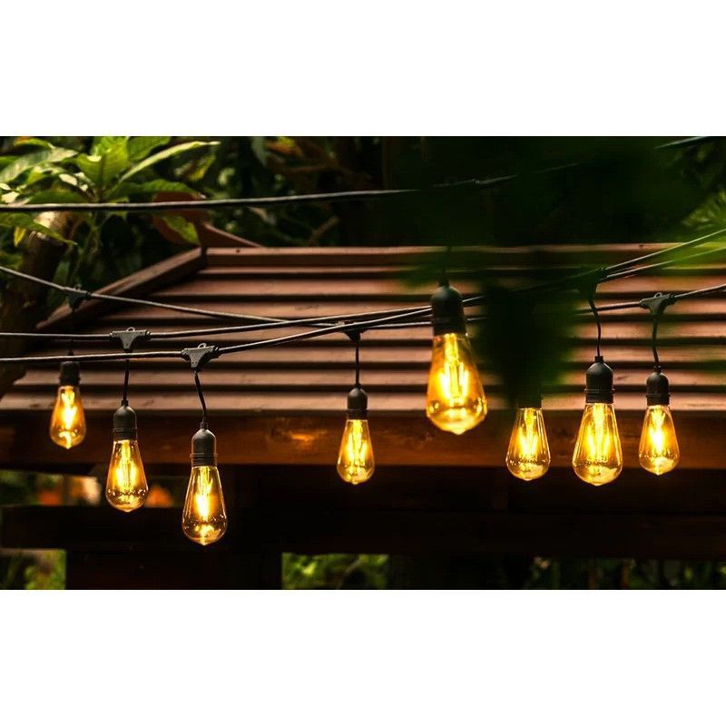 Kabel Fitting Outdoor 5 m 5 Fitting 10 m 10 Fitting Gantung Lampu Cafe