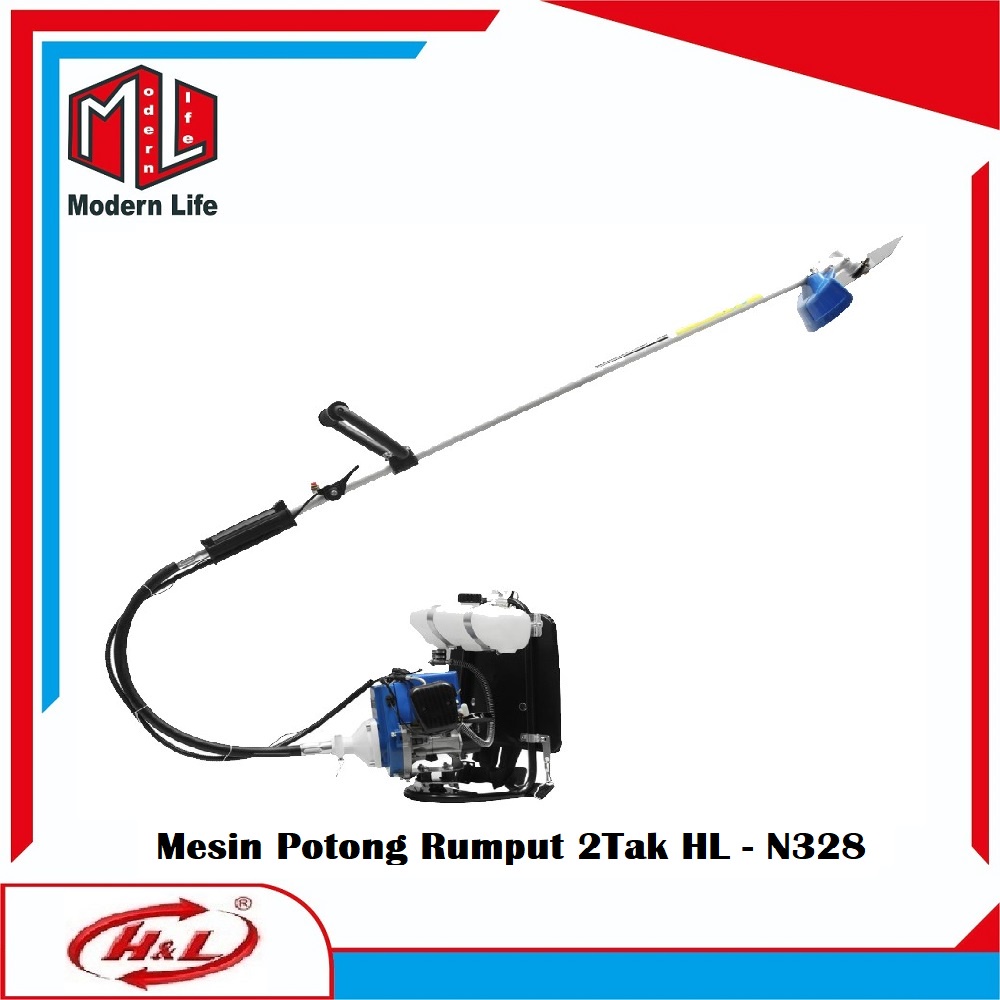 HL-N328 Mesin Potong Rumput Gendong 2 Tak / Grass Cutter HL N328