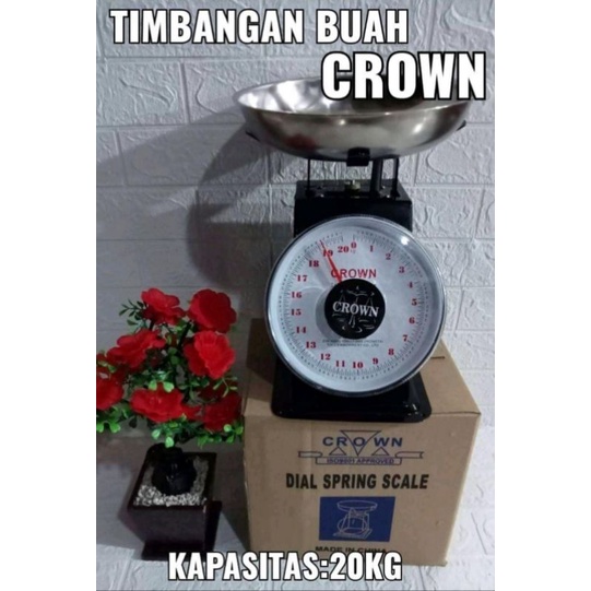 Timbangan Duduk Analog  Crown 20 kg