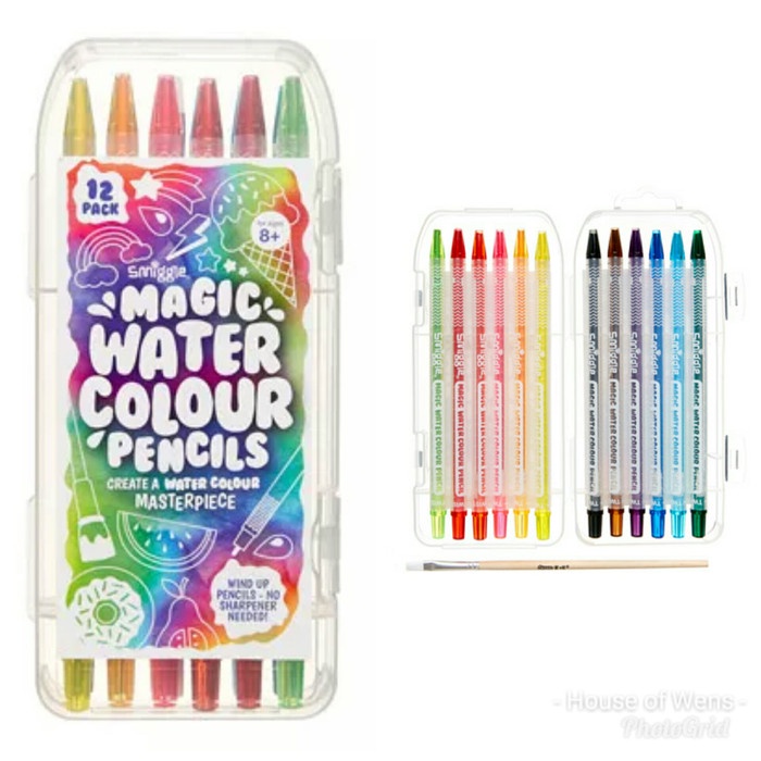 

WARNAPENSIL- SMIGGLE WATERCOLOUR PENCIL PACK - PENSIL WARNA SMIGGLE -PENSIL WARNA