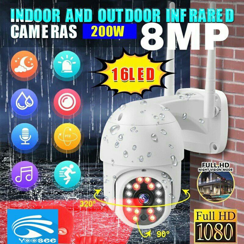 IP CCTV PTZ OUTDOOR YOSEE  ONVIF 8.0MP FULL HD 1080  KAMERA JERNIH dijamin mantap 100% ORY  MANTAP