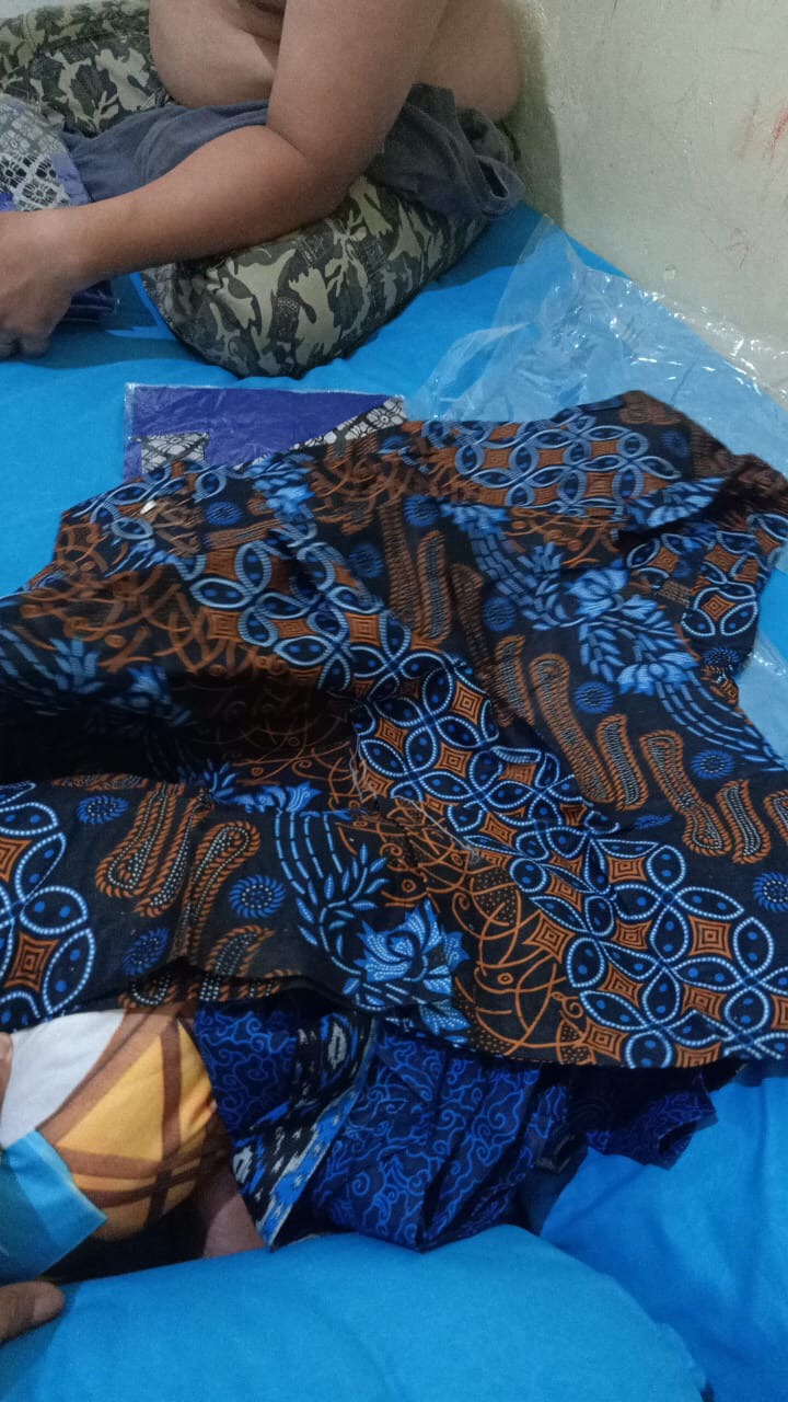 Bswart Batik Hrb026 Kenongo Hem Panjang Kawong Pekalongan M L Xl Batik Pria Murah Modern Alkhalis