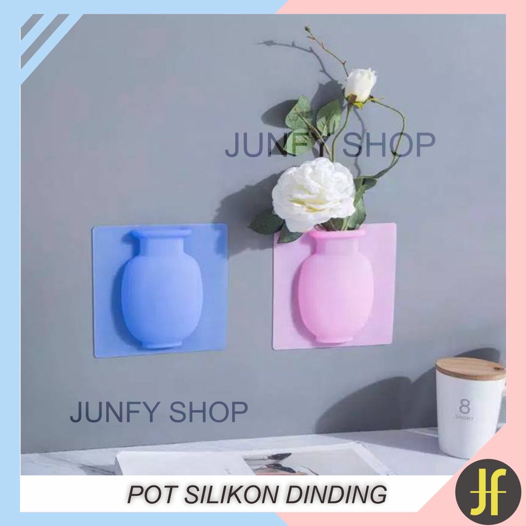 J615 Pot bunga silicon pot dinding silicon pot bunga dinding