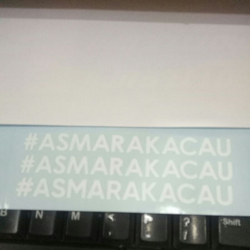 stiker asmara kacau