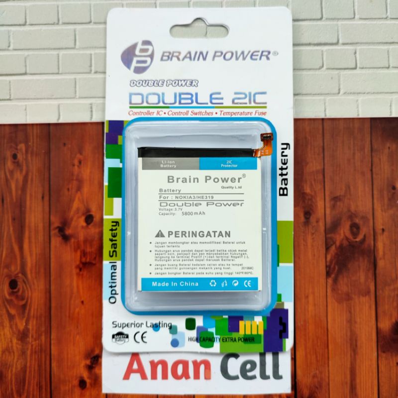 BATRE BATERAI NOKIA 3 HE319 / BATRE NOKIA 3 / BATTERY / NOKIA HE319 HE 319