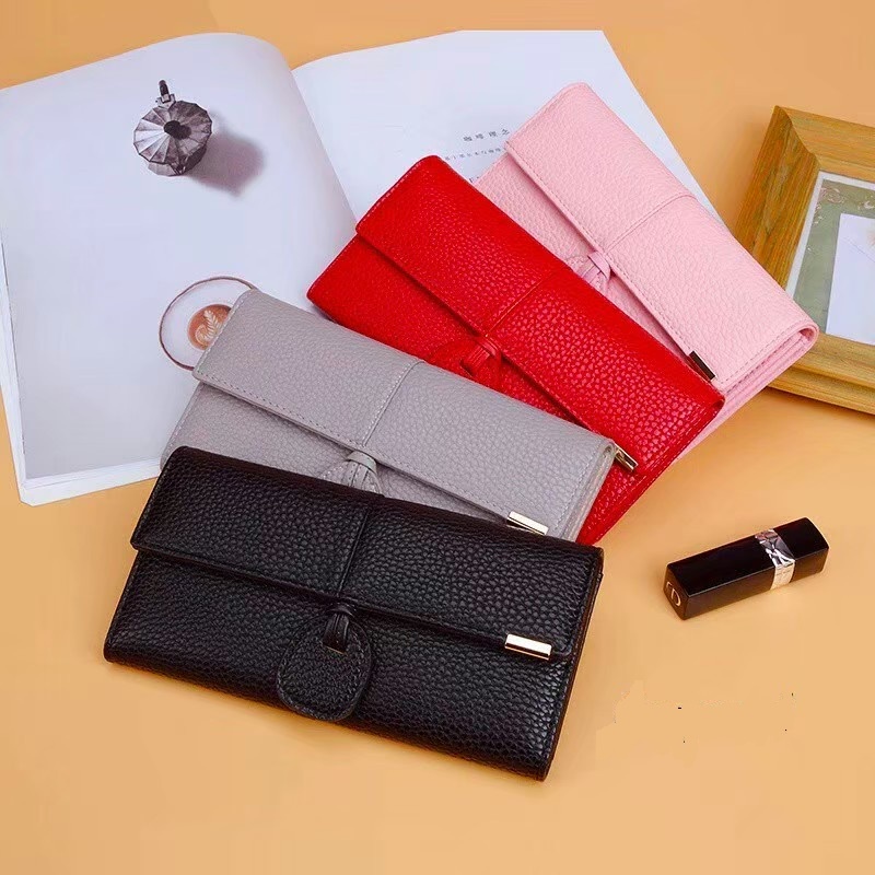 DOMPET PANJANG WANITA MURAH MODEL SIMPLE SEDERHANA ELEGAN BISA COD