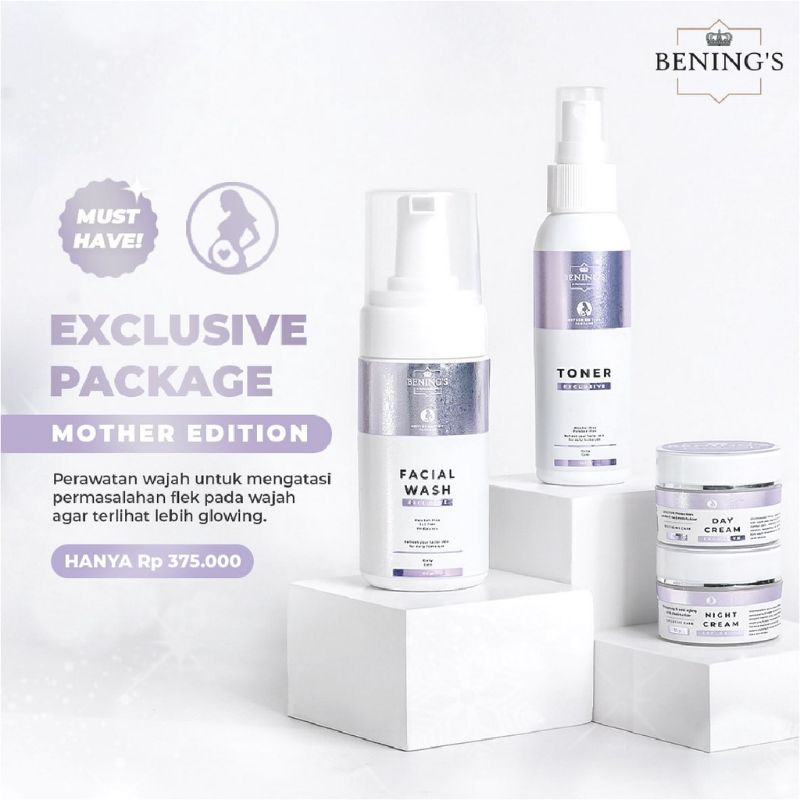 Bening's Skincare Paket Bumil Busui Mother Edition By Dr. Oky Pratama Brightening Acne Exclusive Benings Bening Skincare