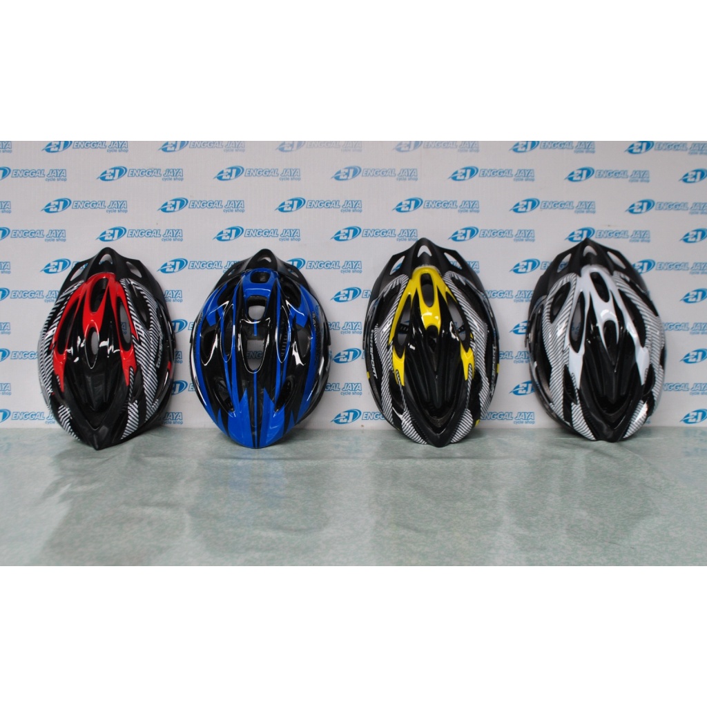 Helm Sepeda MTB Roadbike Lipat - Helm Sepeda Dewasa SNI - Helm Sepeda EPS Foam PVC Shell Not Polygon