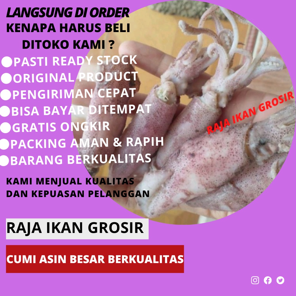 

CUMI ASIN BESAR KERING BAGUS 500 GRAM