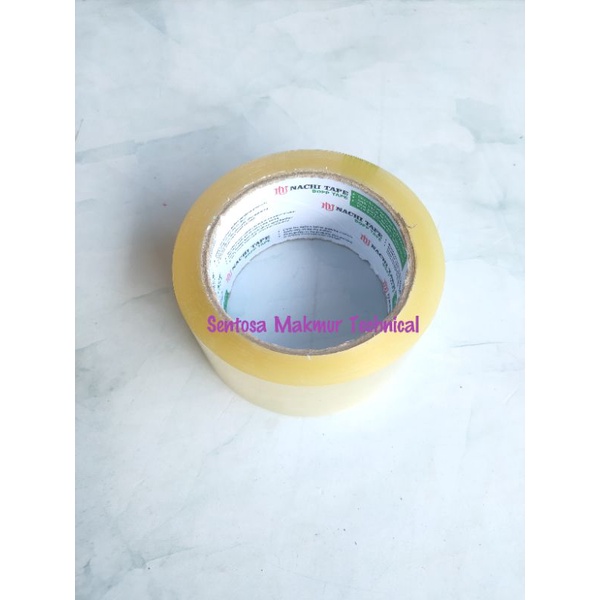 NACHI 48 MM Lakban Selotip Isolasi Tape Bening Clear 48mm 100 Yard