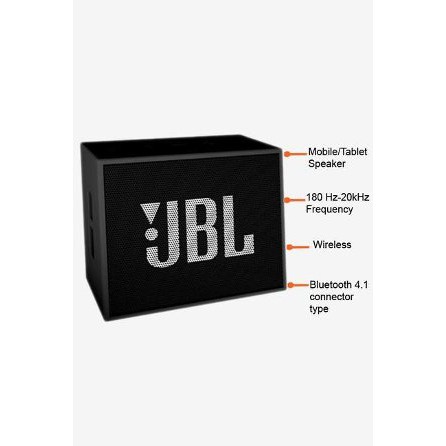 Speaker Portable Mini Charge Bluetooth Wireless JBL GO ORIGINAL Untuk Meeting dan Outdoor