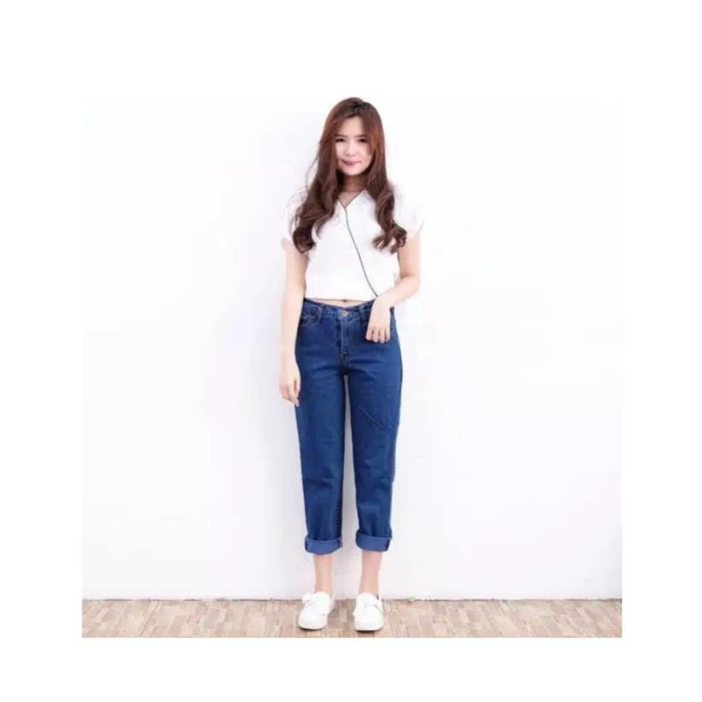 QFS CELANA PULL &amp; BEAR JEANS / BIRU MEDIUM / NAVY / BIRU MUDA