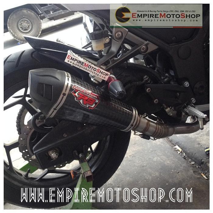 *Otomotif* Knalpot R9 Austin Carbon Ninja 250 Fi Stainless Fullsystem