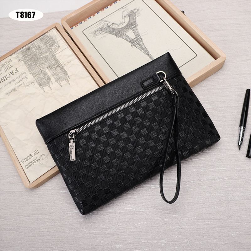 [IMPORT] T8167 - CLUTCH PRIA WANITA IMPORT - DOMPET WANITA PRIA IMPORT - 76BAGSTORE