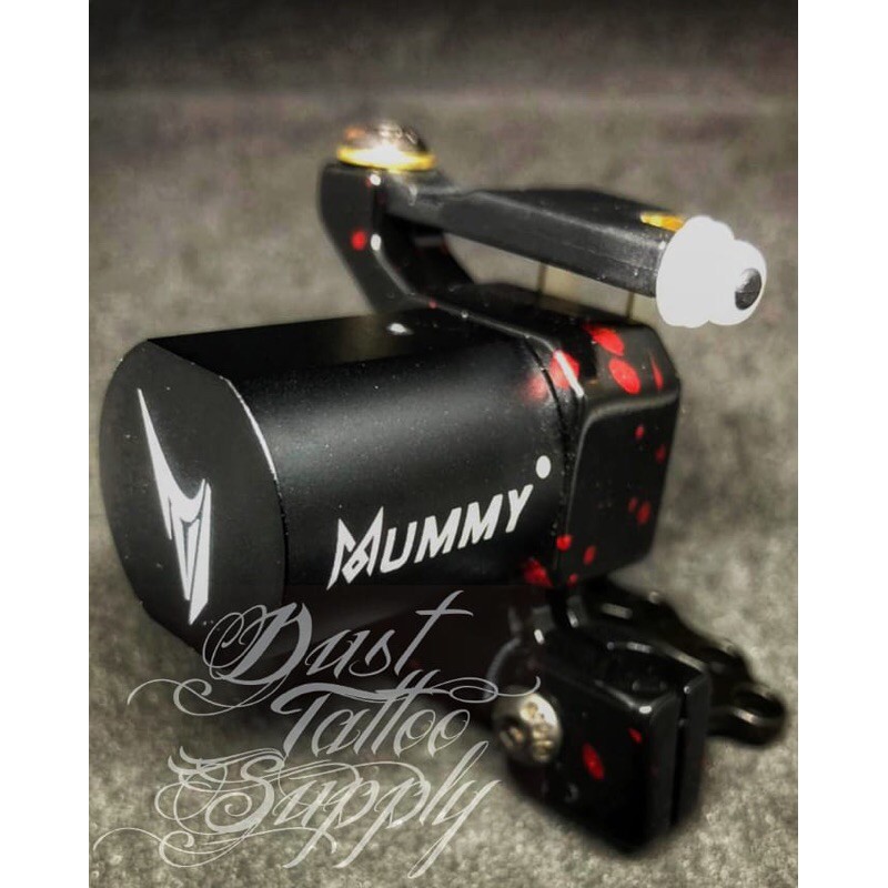 Mummy Rotary Tattoo Machine Spring System Black and Red