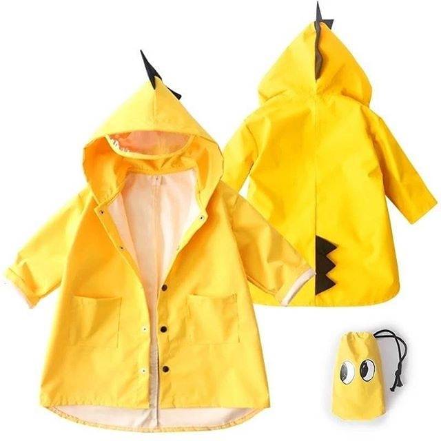 Jas Hujan Anak - Kids Raincoat Dino 1 2 3 4 5 6 7 Tahun PAUD TK SD Bayi Balita Nursery Playgroup Kindergarten PAUD