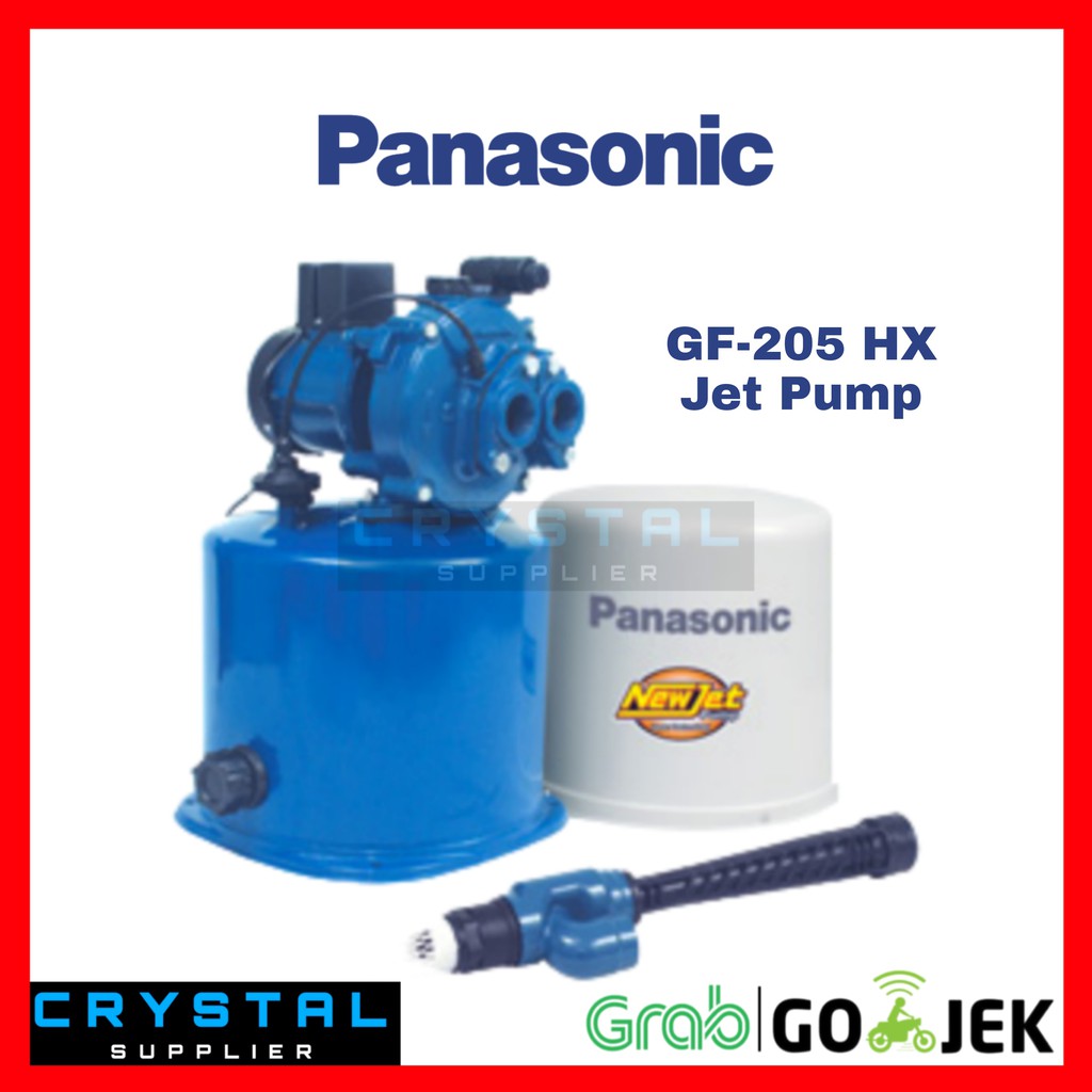 JET PUMP PANASONIC GF-205HCX / GF 205 HCX Pompa Sumur Dalam Otomatis