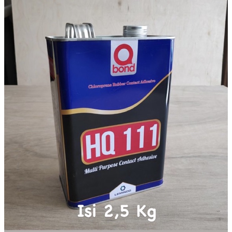 Lem Kuning QBOND HQ 111 (2,5 Kg) / Lem HPL / KAYU /TRIPLEK /PVS SHEET/ FABRIC