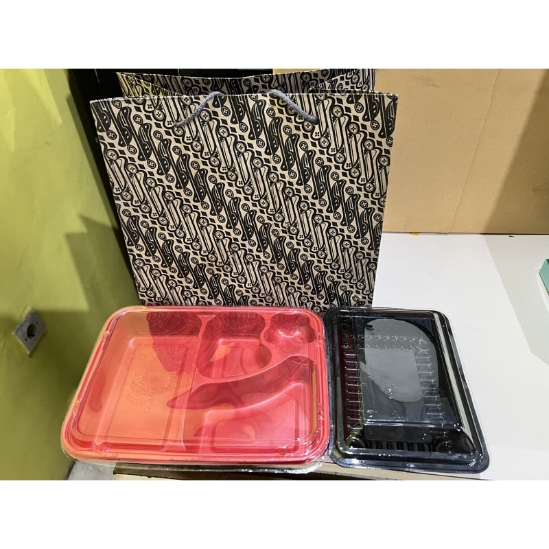 

set Hajatan ( paperbag,Bento,mika snack)