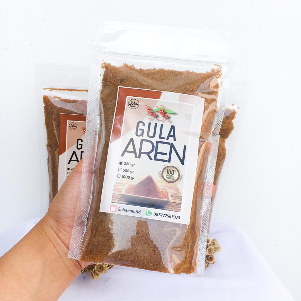 

250gr GULA AREN SEMUT 100% MURNI TANPA CAMPURAN / ASLI BANTEN SELATAN