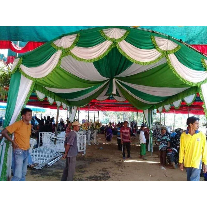 Plafon tenda dekor,plafon tenda model balon