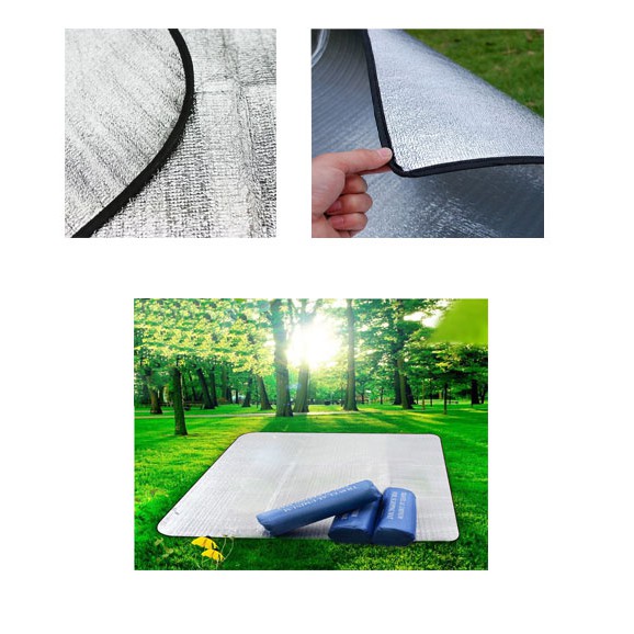 Matras Aluminium Alas Tenda Matras Foil Camping Double Side