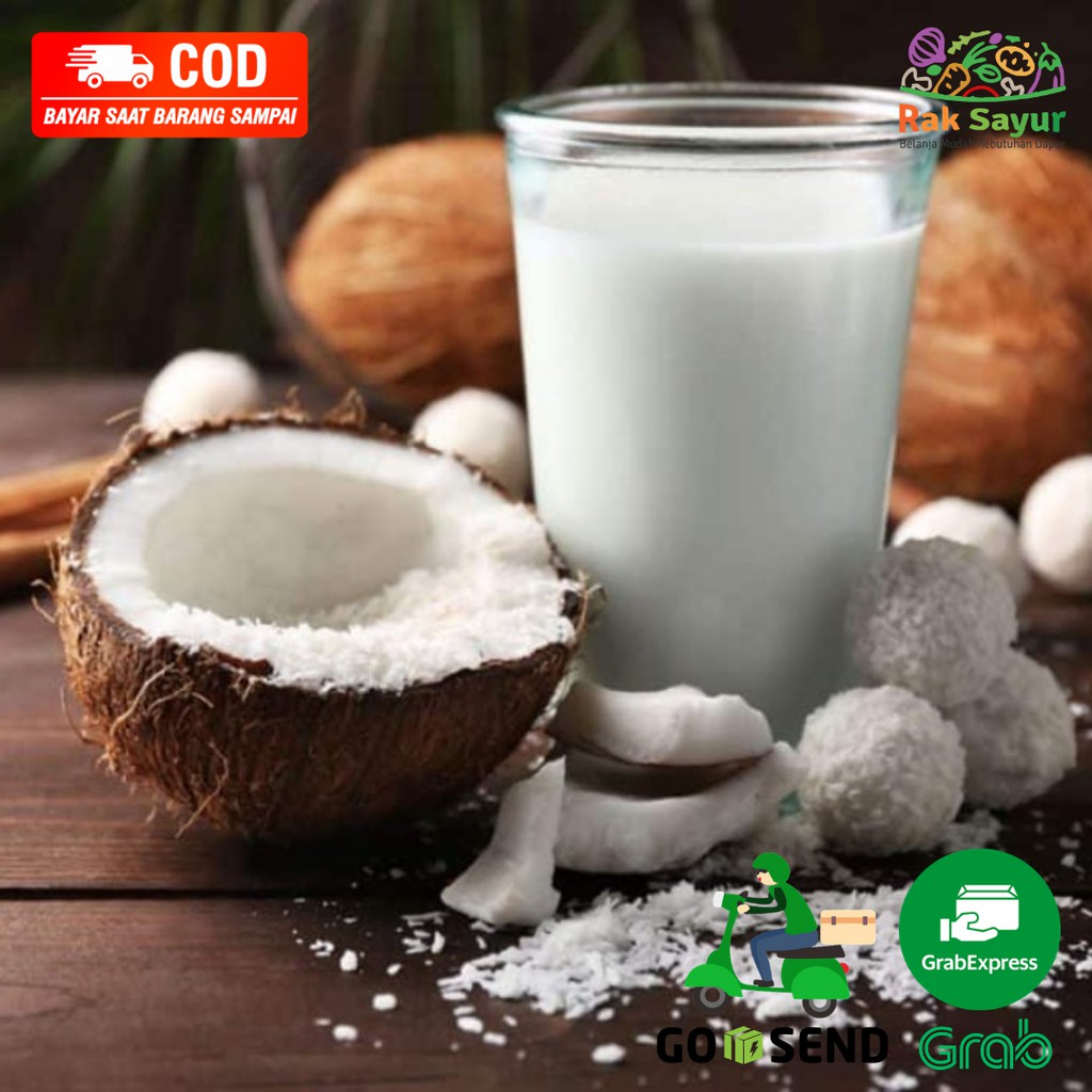 

Santan Kelapa Murni 250gr untuk 1 Kali Gulai Masakan Sayuran Segar Rak Sayur Padang
