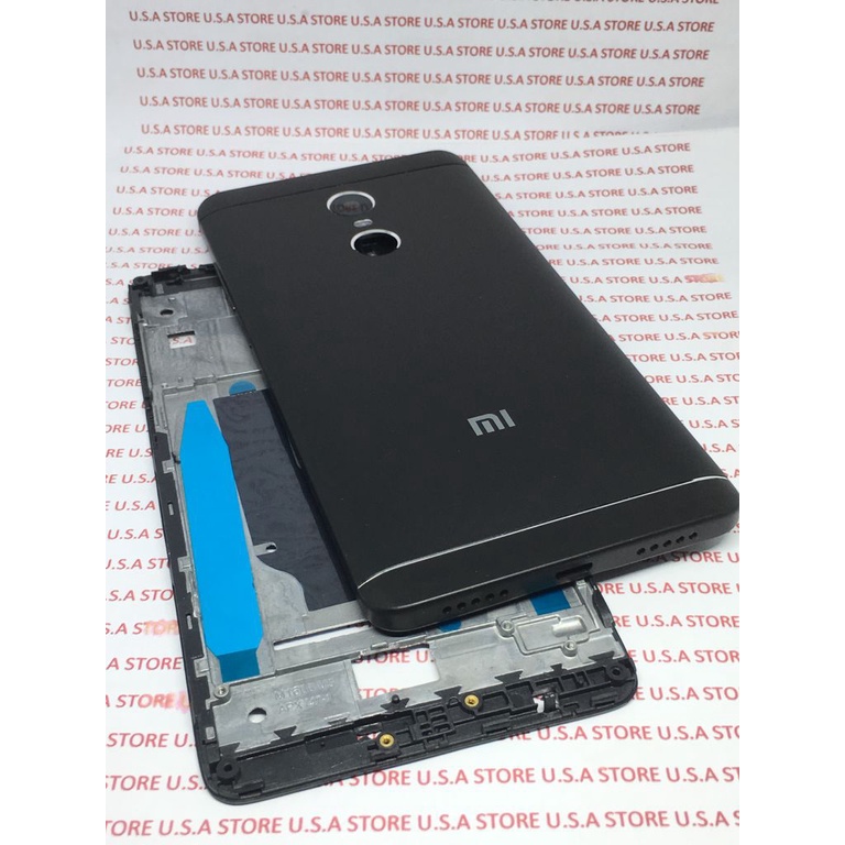 Casing Kesing Hp Xiaomi Xiomi Redmi Note 4x Snapdragon Original Backdoor Tutup Belakang + Frame Lcd