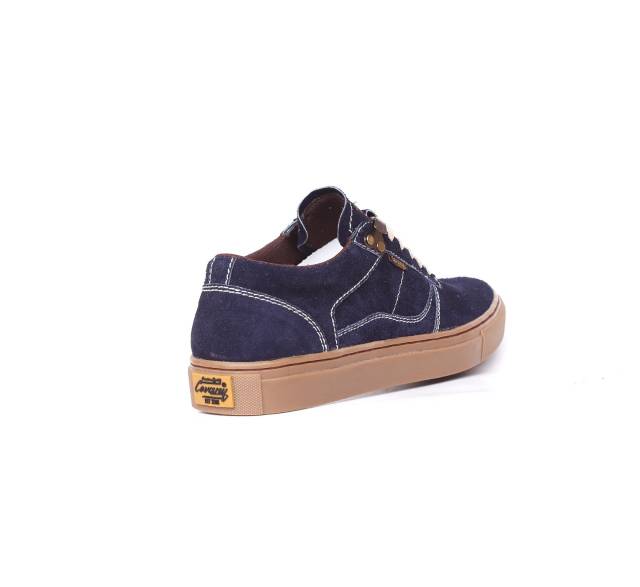 Sepatu Lokal Shoes Local Pride Cevany Gordon  Low Cut Navy Gum