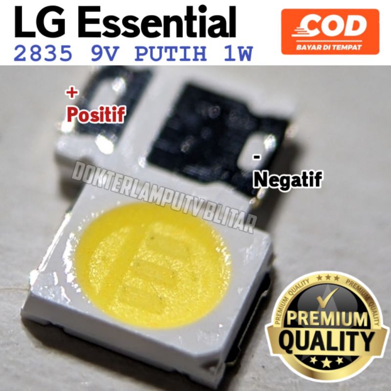 1000PCS GROSIR LAMPU LED SMD 2835 6V 9V  UNTUK SERVIS LAMPU PHILIPS OSRAM PANASONIC DLL RZX LG CW+