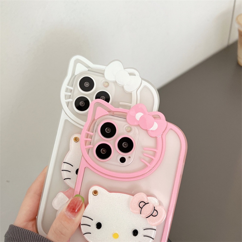 Soft case Transparan Motif Kartun Hello Kitty Untuk iphone 13 12 11 Pro Max XS XR 8plus iphone 12pro12pro Max 7 8 Plus X XS XR XSMAX