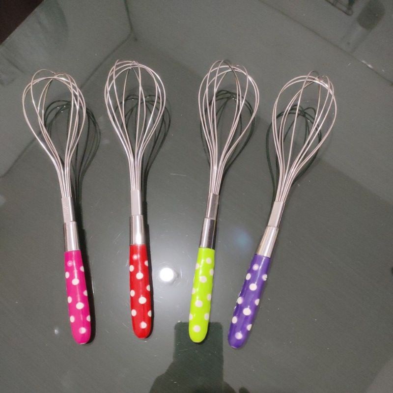 Kocokan Telur Kecil Polkadot