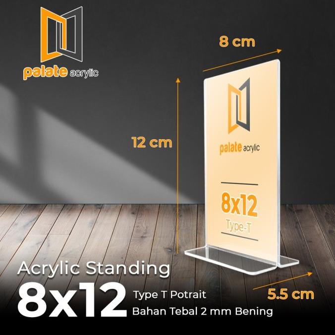 

AKRILIK NOMOR MEJA 8X12 T / ACRYLIC TENT CARD / ACRYLIC TENT HOLDER