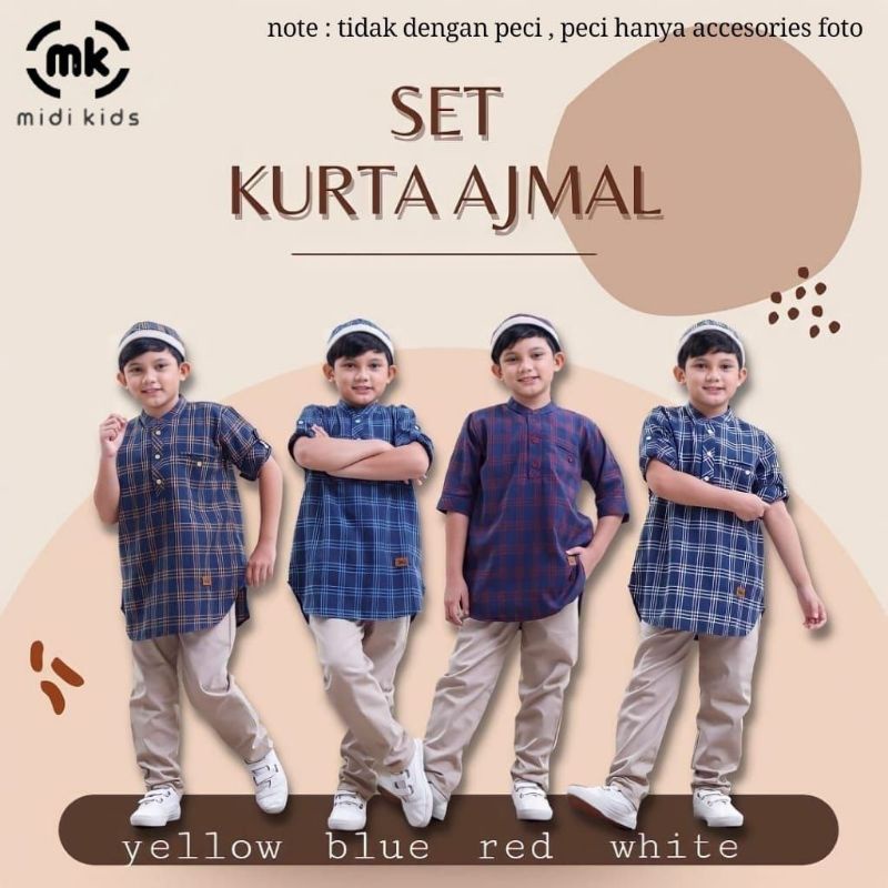 Kurta Ajmal Setelan Koko Premium By midikids