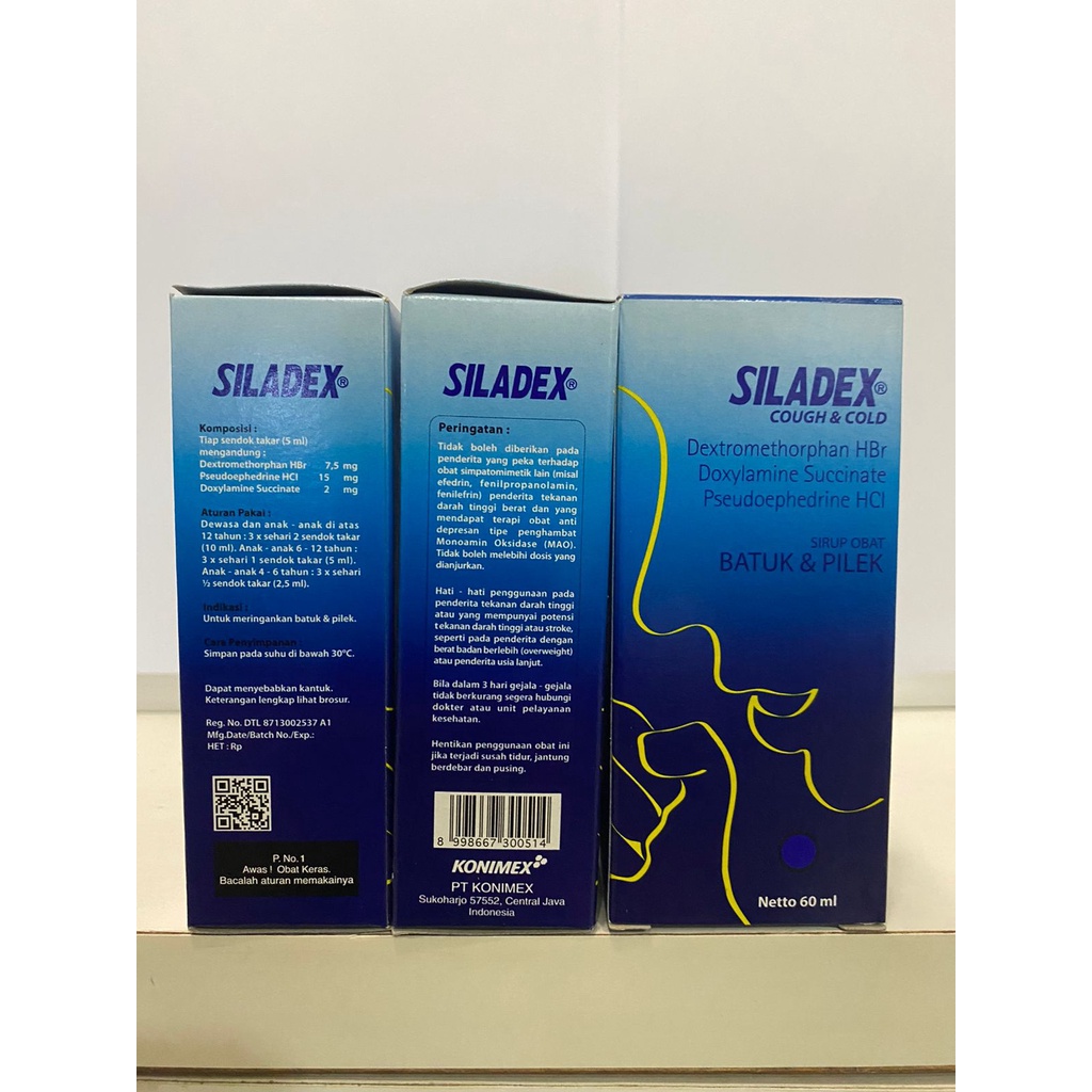 Siladex Cough &amp; Cold 60ml / Siladex Batuk &amp; Pilek