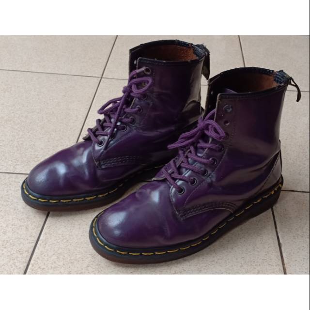 purple dr martens