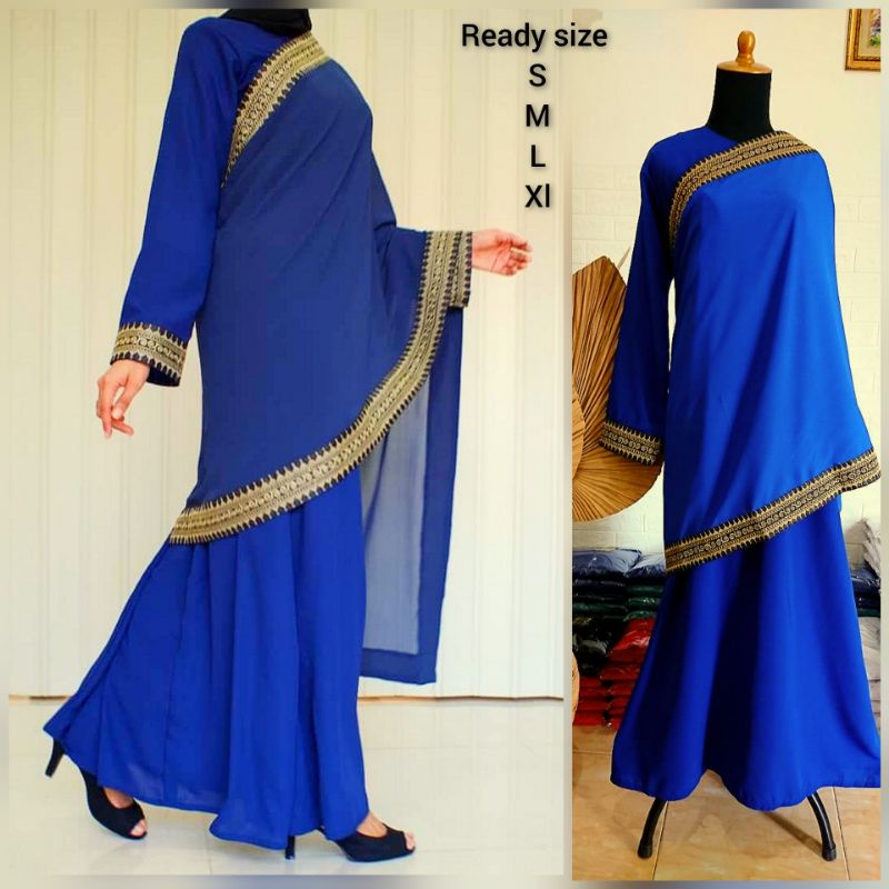 Dress Pesta Wanita Muslim Dress Pesta Muslimah Mewah Gamis Mewah Terbaru Party Dress Deres Wanita Mu