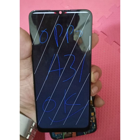 lcd oppo a31 original copotan