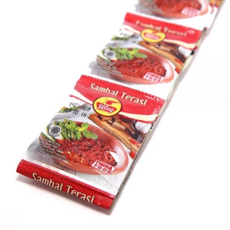 Finna Sambal Uleg TERASI (20gr x 10 Sachet)