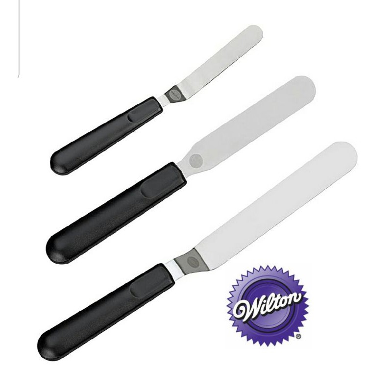 spatula wilton ori spatula bengkok spatula lurus scraper kue