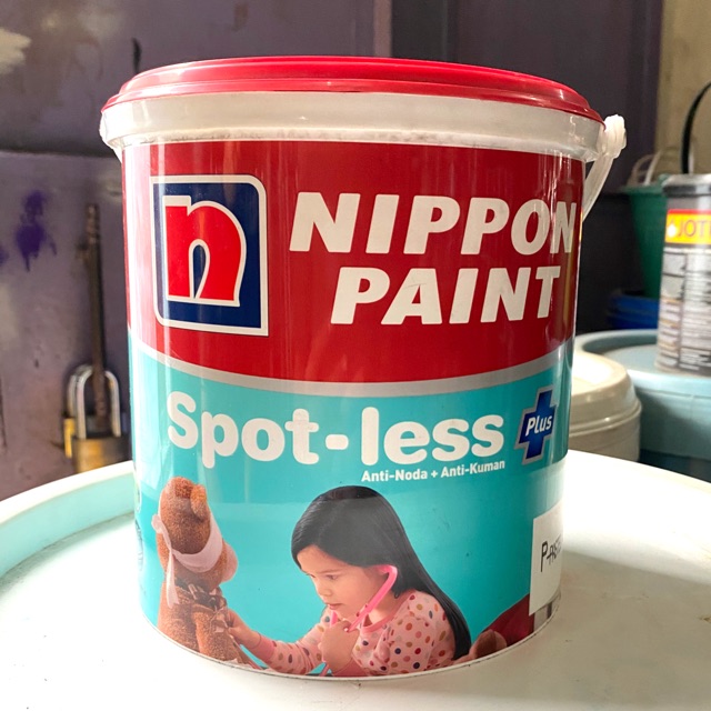 Nippon spotless plus cat tembok interior white 2 5L Nippon spotless plus cat tembok interior white 2 5L