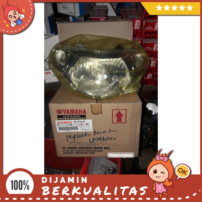 Reflektor / Lampu Depan New Yamaha Mio Sporty Asli Original Yamaha Sparepart Motor Murah