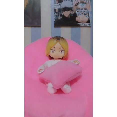 bean bag for doll (nendoroid/barbie) preloved kursi boneka