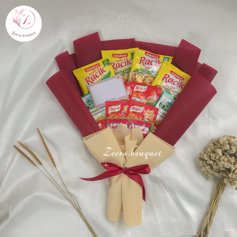 (B17) Buket snack/snack bouquet/bucket snack [INCLUDE: Greeting card+packing]