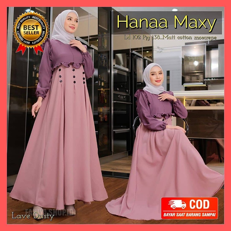 Baju Gamis Drees Stelan Pesta Lengan Panjang Wanita Remaja Dewasa Kekinian Premium Mewah Pakaian Set
