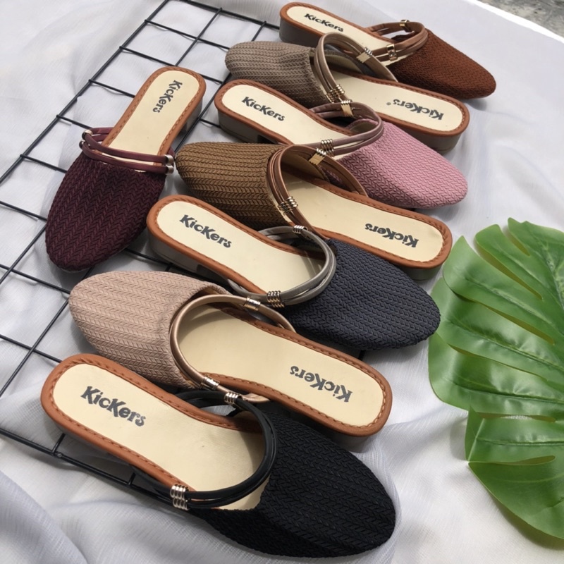 SLOP GEMPI 10 terlaris flat sandal sendal shoes wanita kece populer termurah dan terbaru Sepatu slop wanita /sepatu rajut /slop rajut /slop wanita / sepatu slop rajut Wanita Upper Rajut