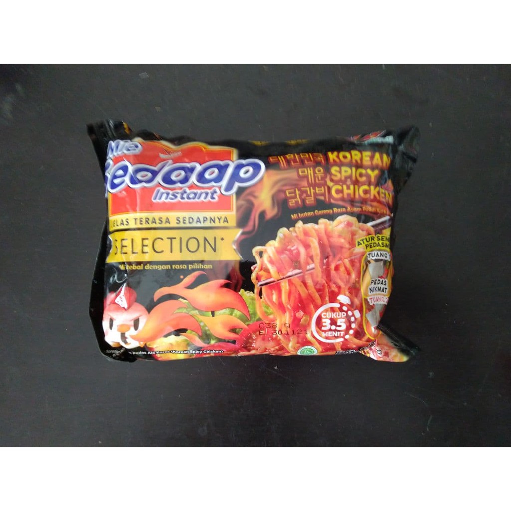 

Mie Sedaap Korean Spicy Chicken